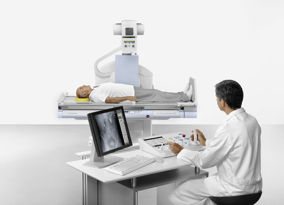 Radiographie eine instrumentelle Methode zur Diagnose von Gonarthrose